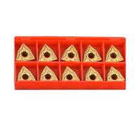 Inserto de carburo 10PCS WNMG 432 WNMG0804 Insertos CNC Herramienta de torneado de torno de carburo con revestimiento de alta densidad para mecanizado de acero inoxidable Alta