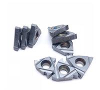 Inserto de carburo CNC, 10 piezas 16ER 1.5 ISO BMA 0.75 .25 2. 3.0ISO Insertos de corte de rosca herramienta de torneado externo CNC cuchilla SER torreta (1.5 ISO BMA,16ER)