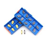 Inserto de carburo CNC, 10 piezas SP200 SP300 SP400 NC3020 NC3030 PC9030 cuchillas de ranurado CNC herramientas de torno de aleación resistente al desgaste inserto de torneado (SP400 NC3030)