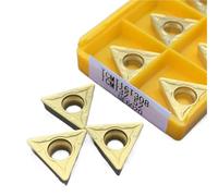 Inserto de carburo CNC, 10 piezas TCMT110204 TCMT16T304 TCMT16T308 UE6020 Fresa de torno CNC Herramienta de corte CNC Carb de tungsteno TCMT 110204 (TCMT16T308 US735)