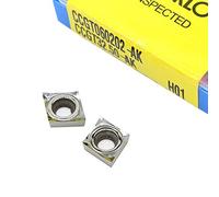 Inserto de carburo CNC CCGT060204 H01 CCGT09T302 09T304 09T308 -AK CCGT120402-AK CCGT 120404 120408 inserto 100% original CNC hoja de aluminio (CCGT09T304 AK H01,2008) PC)