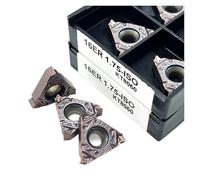 Inserto de carburo Herramienta de torneado externo 10 Uds 16 ER 1,0-ISO,75-ISO 2, 3, herramienta de torno hilo aleación dura herramientas fresado(16 ER 1.75-ISO)