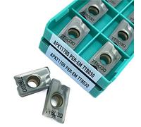 Inserto de carburo Herramienta de torneado externo APKT1705 TT9030 Herramienta de corte fresado indexable Herramientas torno metal for torneado CNC Procesamiento acero(APKT1705 TT9030)