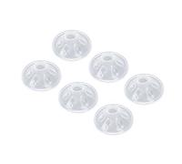 Inserto de Cojín con Brida de Silicona de 24 Mm, Almohadilla Suave para Piezas de Extractor de Leche, Reemplazo de 6 Piezas con Reducción de 4 Mm para un Ajuste Cómodo,