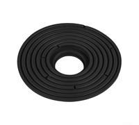 Inserto de drenaje de suelo de ducha con anillo de sellado y filtro para un mantenimiento eficaz del drenaje de alcantarillado y prevención de desechos (núcleo de anillo negro)