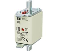 Inserto de fusible NH00 125A gF 500V 004114340 WT-NH