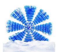 Inserto de la paquete de hielo de Hard Hat - enfriador de la cabeza | Cabezal del casco de montar almohadilla para almohadilla para aliviar fiebre de migraña migraña paquete de hielo para mantenerse f