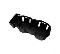 Inserto de portavasos de silicona para Volvo XC90 2026, forro a prueba de golpes con agujeros de luz, accesorio organizador de consola negro fácil de limpiar