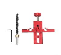 Inserto de puerta de gabinete de dos agujeros para perforación simultánea de paneles y calibración óptica de altura de hasta 62 mm en construcciones de gabinete (D)