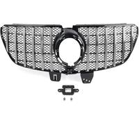 inserto de rejilla del coche Parrilla de doble puente para Benz Clase V W447 V260 2021, parachoques delantero para radiador coche(Chrome)