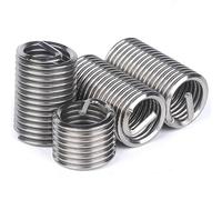 Inserto de reparación de rosca de buje de tornillo, 10 Uds. M6 X 1,0, insertos de helicoil de alambre de acero inoxidable 304(M6x1.0x3D)