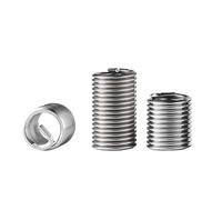 Inserto de reparación de rosca de buje de tornillo M2 M2.5 M3 M4 M5 M6 M8 M10 M12 M14 M16 manga de acero inoxidable 304(3D,M10x1.5 3pcs)