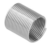 Inserto de reparación de roscas, reparación de roscas de alambre con funda de diente de tornillo, inserto de rosca con funda helicoidal en espiral protectora de acero inoxidable 304 A2(M8x1.25x2D)
