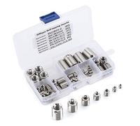 Inserto de Rosca, 58pcs 308 Hilo Interno de Acero Inoxidable Insertos de Rosca de Hilo Autoploqueado Conjunto de la Herramienta de Reparación de Refuerzos de Rosca, Insertos
