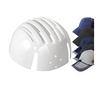 Inserto de sombrero a prueba de golpes ligero - Material técnico primario PE, carcasa de seguridad 17,78x21,59 cm, Forro protector semántico profundo para gorra de béisbol, agujeros ventilados en