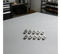 Inserto de torneado CNC APKT1604PDFR MA H01 adecuado para operaciones de mecanizado de acero de aluminio y hierro fundido 10 piezas