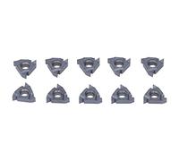 Inserto de torneado de carburo Inserto de fresado estable de alta dureza Torno CNC 10 piezas para carpintería