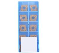 Inserto de torno de torno de CNC Herramienta de corte de metal duradera de alta precisión para acero y aleación resistente al calor 10pcs CNMG120408TM LF9018