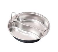 Inserto de vaporizador que ahorra espacio para olla arrocera eléctrica, bandeja de comida con doble, suministros de cocina de acero inoxidable