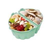 Inserto dividido Crockpøt - 1 par adecuado para 6-8 Qt de utensilios de cocina, bandeja de distribución de alimentos, herramienta de cocción para varios platos, función de control del aislamiento del