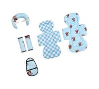 Inserto grueso para bebé, lavable a máquina, tela de poliéster, amplia compatibilidad, mejora la comodidad para un viaje largo protector de bebé