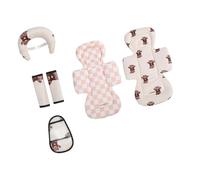 Inserto grueso para bebé, lavable a máquina, tela de poliéster, amplia compatibilidad, mejora la comodidad para un viaje largo protector de bebé