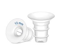 Inserto Maymom 13 mm compatible con Spectra, Medelae 24 mm, Momcozye S9 Pro/S12 Pro, corte Willow. Compatible con Medela Freestyle, Harmony, para reducir 24 mm a 14 mm. 2 unidades.