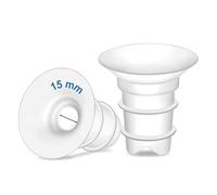 Inserto Maymom 15 mm compatible con Spectra, Medele 24 mm, Momcozy S9 Pro/S12 Pro, corte Willow. Compatible con Medele Freestyle, Harmony, para reducir 24 mm a 14 mm. 2 unidades.