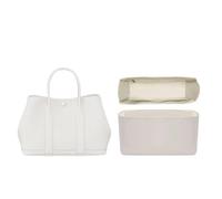 Inserto Organizador Compatible con Bolsos Hermes, Inserto Organizador de Nailon para Fiesta en el jardín 23/30/36(White Insert For 30)