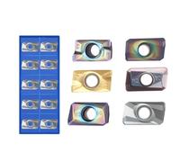 Inserto para acero inoxidable 10 Uds. Inserto de fresado APMT1135PDER APKT1604 hoja de carburo APMT1604 herramienta de piezas de torno CNC(APKT113508-G2-H01)