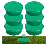 Inserto para Agujero De Golf | 6 Piezas Tapones Protectores Impermeables,Tapones de Hoyo para Putting Green | para Entrenamiento En Campo Césped Jardín Trasero Y Deportes Exteriores