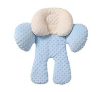 Inserto para asiento de automóvil: soporte de protección para dormir, cojín para la cabeza del niño pequeño, estabilizador de cuello suave, diseño de fácil ajuste, equipo de viaje para bebé de