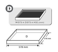 Inserto para carro de herramientas TOPTUL GED2813