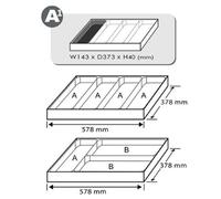 Inserto para carro de herramientas TOPTUL GTA03330