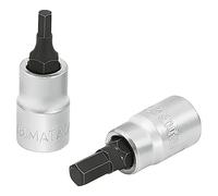 Inserto para llaves de vaso (Ancho de llave: 4 mm, ½″, Hexagonal interior)