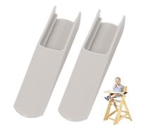 Inserto para patas de trona para niños, 2 insertos de extensión de seguridad para silla, almohadillas antideslizantes para el suelo, fundas para patas de silla para asientos de niños, accesorios de