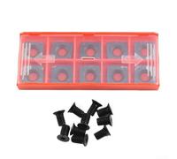 Insertos cuadrados de carburo de 15 mm x 15 mm x 2,5 mm R150 Herramientas de corte indexables para cabezales de cepilladora de carpintería Cuchillos de torno CNC, piezas de repuesto de tijeras en