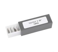 Insertos cuadrados de carburo para cepilladora para cuchillas de 12 x 12 x 2,2 mm, utilizados en sistemas de cepilladora de torneado de torno de madera y juntas