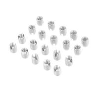 Insertos de alambre en espiral para madera 20 piezas SUS303 Ranura autorroscante de acero inoxidable inserto de rosca S M3 6 Mm