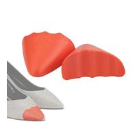 Insertos de almohadillas para los dedos de los pies, reductor de tamaño de zapato, plantillas delanteras de talón, insertos sueltos de relleno de zapatos, plantillas que ajustan el zapato demasiado