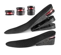 Insertos de altura del zapato para hombres, altura aumenta plantillas | Insertos de talón acolchado de 3 capas ajustables | Invisible Tacón de soporte de soporte de de de de 2.56