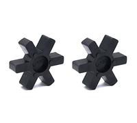 Insertos de araña de goma flexible L150 NBR para acoplamientos Lovejoy Martin L-Jaw (paquete de 2)