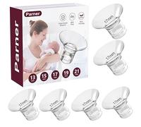 Insertos de brida de 17 mm para extractor de leche portátil Momcozy S9/S9pro/S10/S12/S12pro/Medela/Tsrete/Spectra/Bellababy, etc. 24 mm, reduce el túnel de 24 mm para corregir el tamaño - 6 unidades