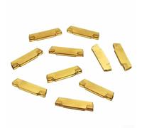 Insertos de carburo, 10Pcs MGMN200-G 2Mm Ancho Para MGIVR Para MGEHR Ranurado Ranurado Herramienta de Metalurgia CNC