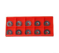 Insertos de carburo 10pcs Redondo 18mm Diámetro 3mm Espesor 30 Grados Para Carpintería Torno Cortadores