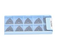 INSERTOS DE CARBURO CNC TORNO DE REEMPLAZO DE HOJA DE TORNEADO HERRAMIENTA DE CORTE DE METAL ALTA RESISTENCIA AL DESGASTE HRC18-28 HIERRO DÚCTIL 10PCS