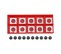 Insertos de carburo de 14 x 14 x 2 mm, cuadrados de 4 bordes para cabezales de cepilladora de carpintería, ángulo de corte de 30°, resistente al aburrimiento y diseño de deslizamiento rápido, madera