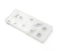 Insertos de carburo de 8 piezas para torneado de madera, diseñados para herramientas Aogbra, incluye 4 formas únicas para diversas necesidades de carpintería