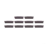 Insertos de carburo de alto rendimiento para mecanizado CNC 10pcs Set MGMN150 MGMN500 conveniente para el diverso procesamiento de metales (MGMN200-G LF6018)