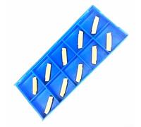 Insertos de carburo MGMN200 10 PCS Set para herramientas de corte de torno, conveniente para fundición y procesamiento de metales de alta dureza